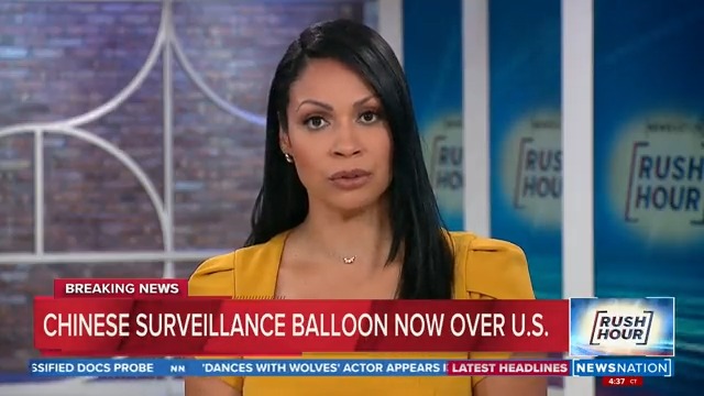 U.S. government officials are monitoring a suspected Chinese surveillance balloon that is said to currently be hovering over the U.S. Leland Vittert and Nichole Berlie discuss why it's here and what the next steps may be. Watch #RushHour: