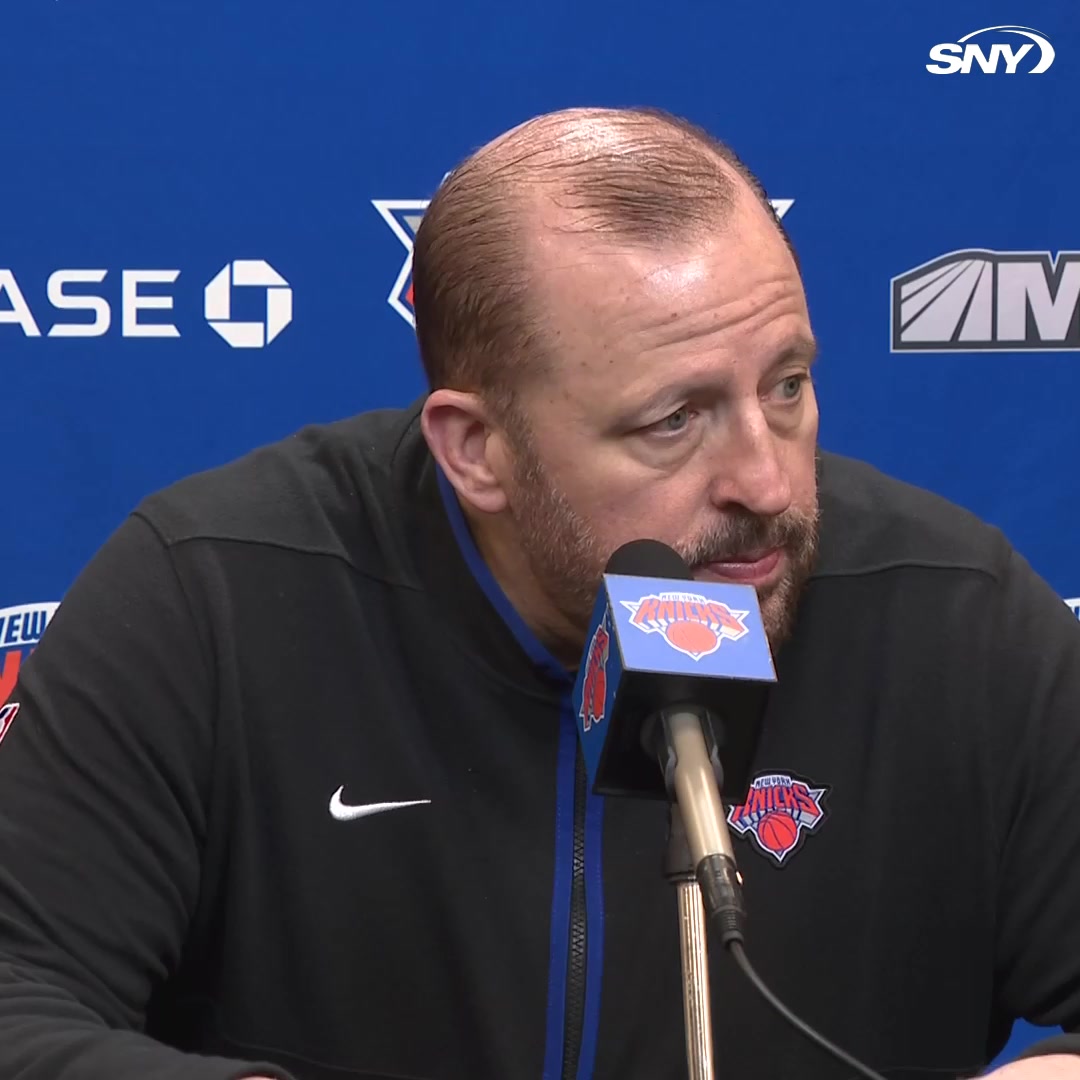 "Cam and I are fine. I don't know where' that's coming from, but I have an idea" - Tom Thibodeau on the report that Cam Reddish went through an assistant coach to convey his displeasure with how he was being utilized