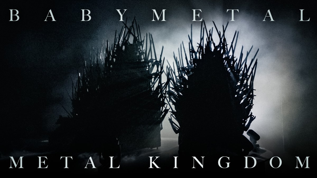 最新のMV解禁⚡️⚡️ 1.28 &amp; 29開催の復活ライブの模様を収めた 👑「METAL KINGDOM」のMVを公開!! 🎦 💿DL &amp; STREAMING 2023.1.20 Available Worldwide!! 👉 #BABYMETAL #METALKINGDOM #THEOTHERONE
