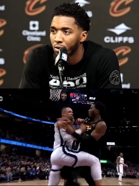 Donovan Mitchell on Dillon Brooks: "Quite frankly, I've been busting his ass for years. Playoffs, regular season...it's tough when you can't guard somebody &amp; you got to resort to that &amp; that's what he's done to a lot of players."