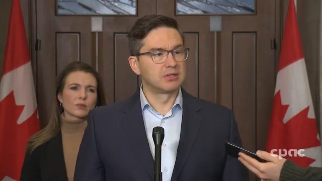 "My Conservative team and I have forced Justin Trudeau into a temporary but humiliating climbdown today," party leader Pierre Poilievre says as he reacts to the Liberals' decision to withdraw amendments to Bill C-21 that would have expanded list of banned firearms. #cdnpoli