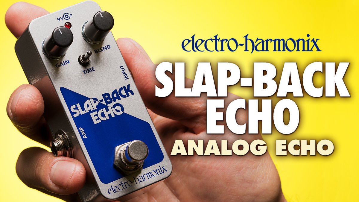 Enter to win a new EHX Slap-Back Echo reissue! A late 70s rarity reissue with sounds from subtle doubling to bathtub reflections, in our most compact package yet »