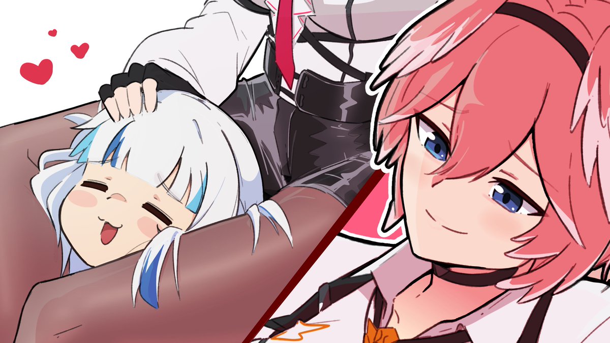 Hentai-san desu neee~~ #gawrt #Luillust