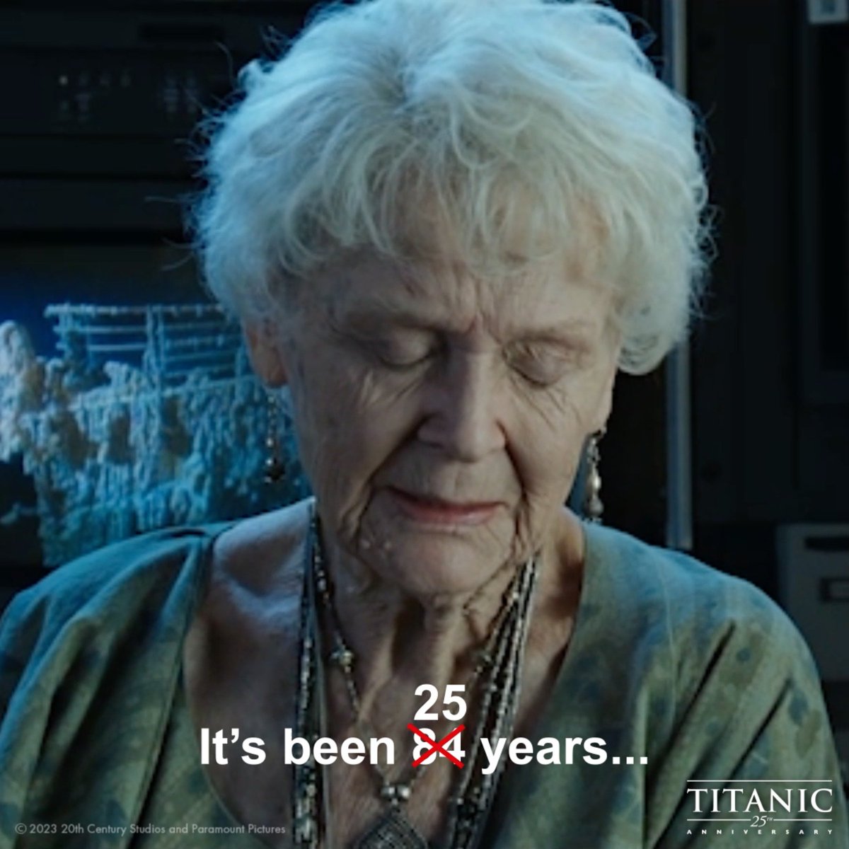 It's been 84 25 years and we still haven't let go. #Titanic returns to the big screen in remastered 4K and 3D this Valentine's Day Weekend with early screenings starting February 9. Tickets on sale now.