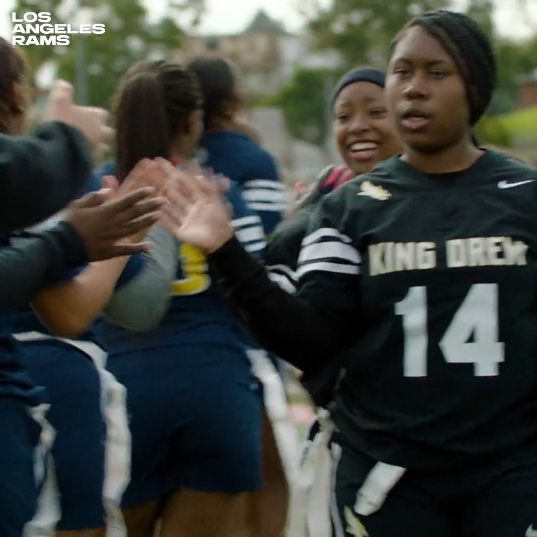 Girls flag football is officially a sanctioned high school sport in California! #FootballForALL 🥳🏈 📹 Scenes from the League of Champions Super Bowl