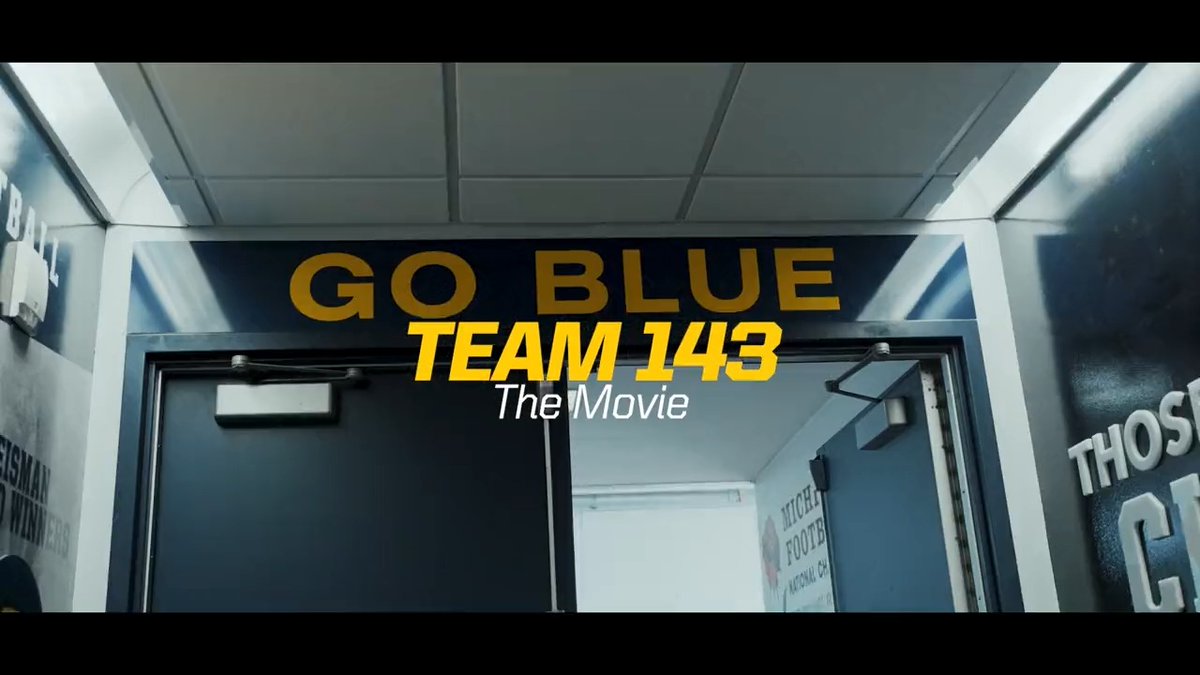 Here's to you, Team 143. Thanks for another great season of Michigan football! #GoBlue