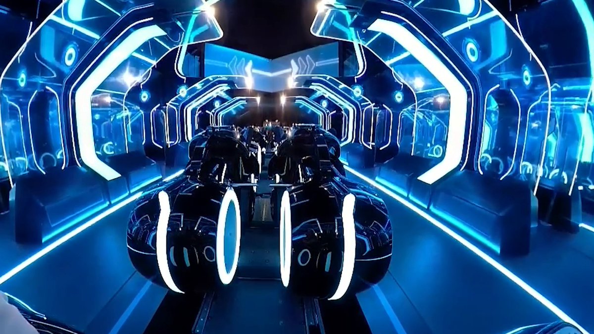 >◎//: Welcome users. Cast Member preview testing has begun, error detected in simulation footage. Are you ready? TRON Lightcycle / Run presented by Enterprise opens officially 04/04/23 at Magic Kingdom. 🥏