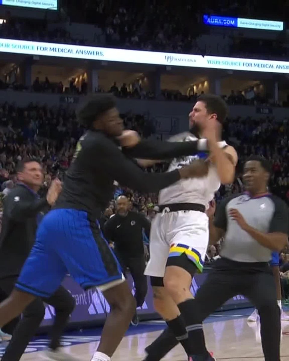 Austin Rivers and Mo Bamba got into an altercation on the court. Five players were ejected from the game.