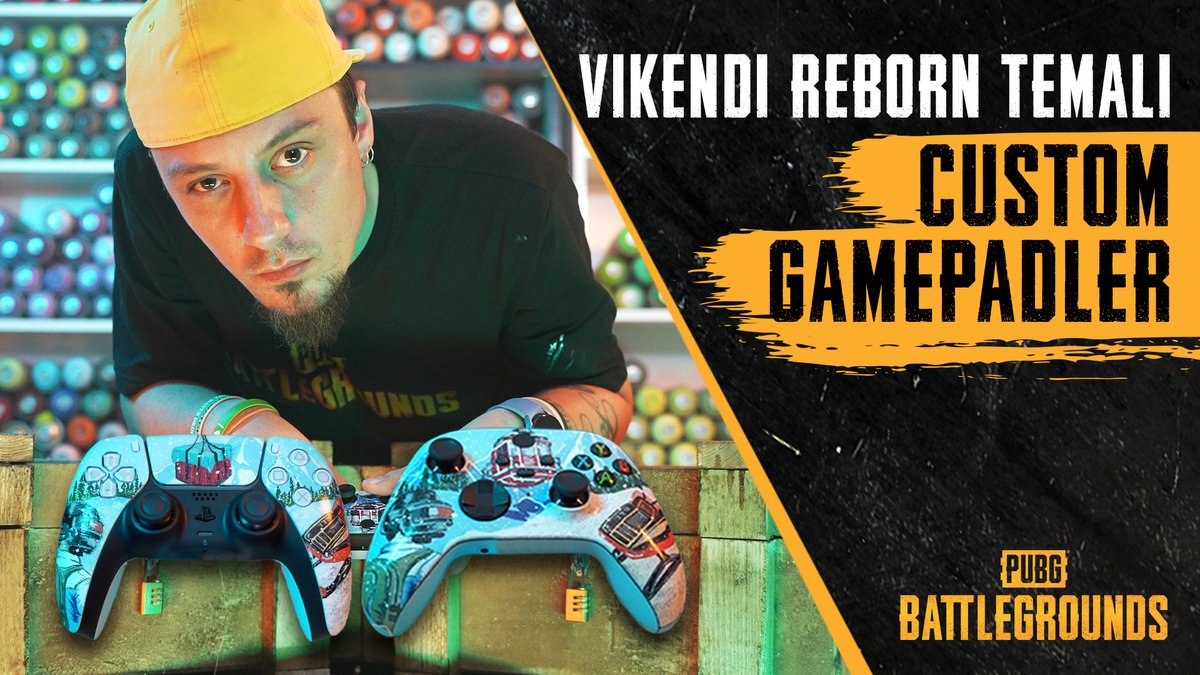 Vikendi Reborn için tasarlanan özel gamepad'lerden bir tanesini kazanmak istemez misin? Yapman gerekenler 👇 - Bizi takip et - Gönderinin altına bu gamepad'ler bizim olsun diyeceğin arkadaşını #VikendiRebornTR hashtag’i ile etiketle. 📰 Detaylar: #PUBG