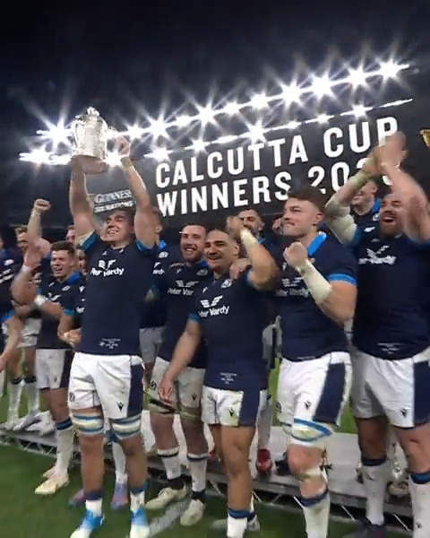 🏆 Three Calcutta Cup wins in a row for Scottish Rugby. For the first time since 1972 ☑️☑️☑️ #GuinnessSixNations | #ENGvSCO