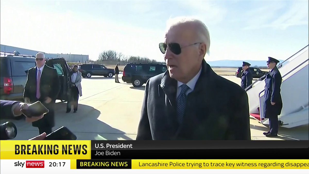 BREAKING: US Joe Biden has confirmed that a suspected Chinese spy balloon has been "successfully taken down". The balloon was shot down by an Air Force fighter aircraft, after US military jets were seen flying in the vicinity 📺 Sky 501, Virgin 602
