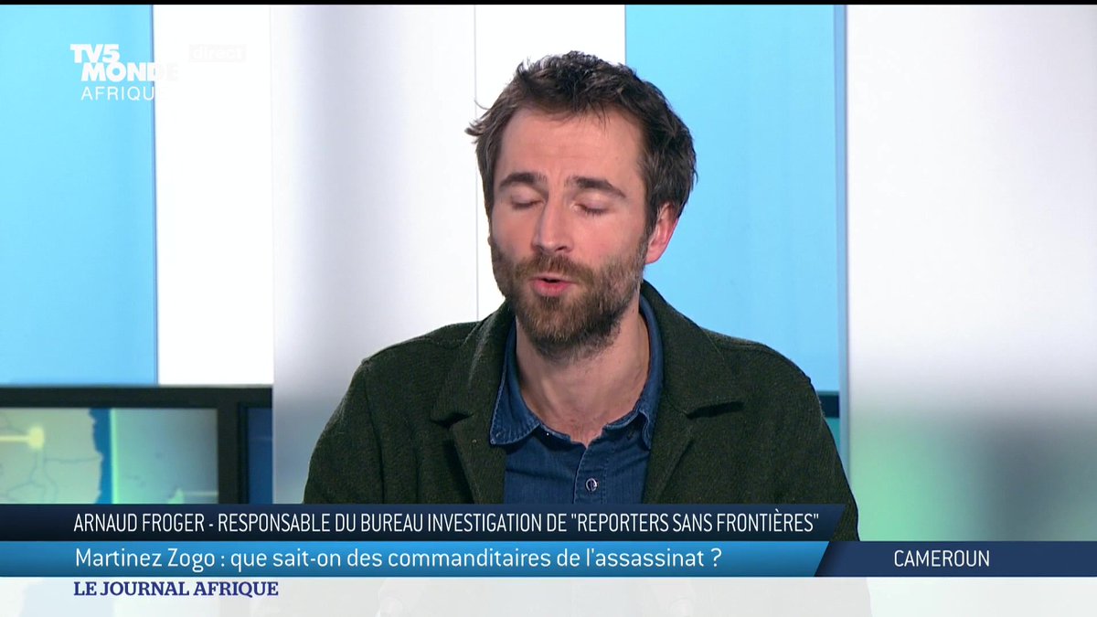 Assassinat du journaliste #Martinez Zogo au #Cameroun : #Reporters Sans frontières évoque un crime d'Etat. Arnaud Frogé, responsable du bureau Afrique de RSF , est l'invité du Journal Afrique.