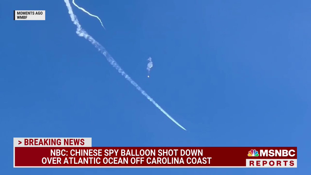 “All you could see was smoke and the debris falling down.” Lisa Roberts, an eyewitness in South Carolina who filmed the Chinese spy balloon being shot down, describes what she witnessed.