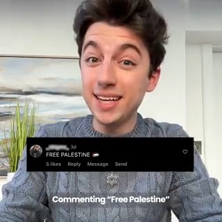 Commenting “Free Palestine” on a Jewish person’s post is antisemitic.