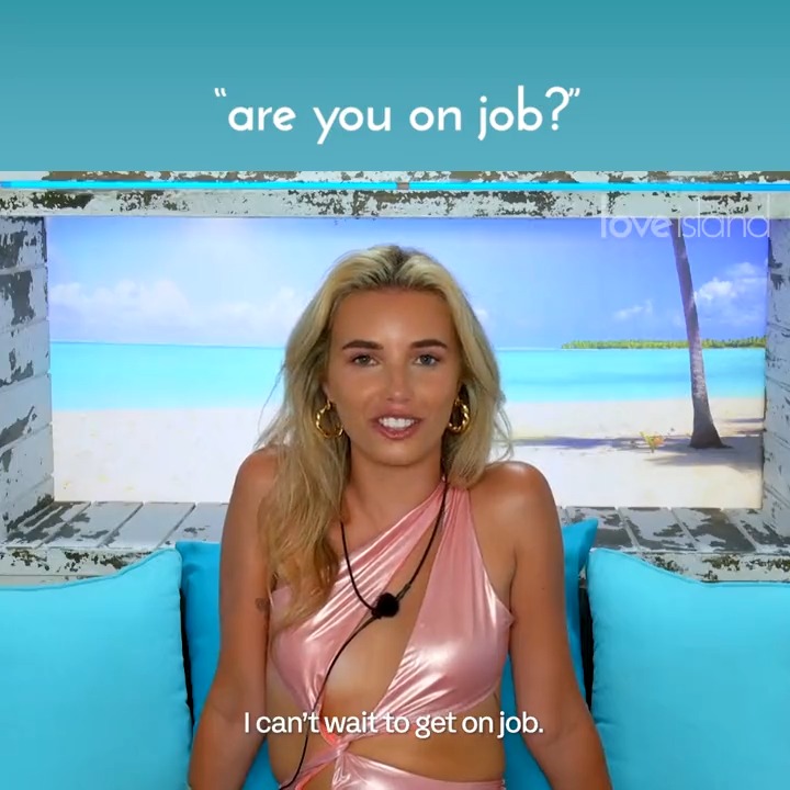 Guys we think they're on job #LoveIsland
