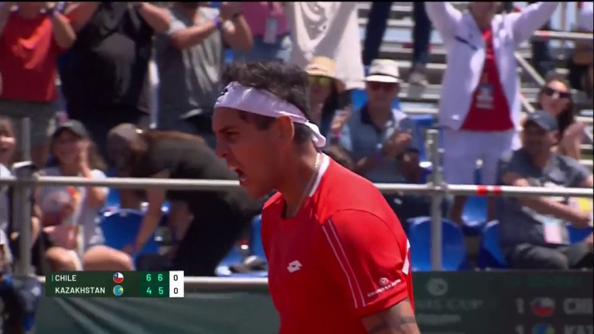 📣 VOLUMEN BRUTAL La dupla chilena suma el 2-1 en el marcador 6-4 7-5 #CopaDavis ¦ Fed. Tenis de Chile