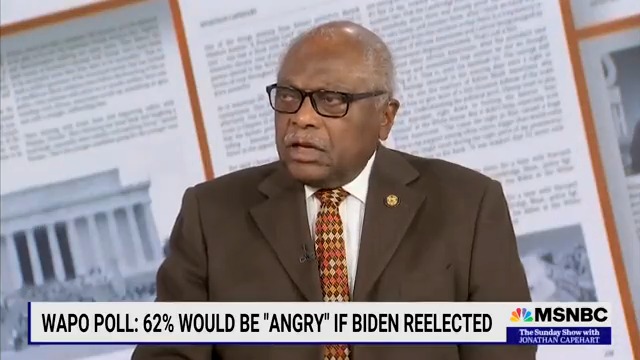 "What do you say to folks who say, 'You know, [Biden] is too old'?" Democrat Rep. Jim Clyburn: "I have seen a lot of 72-year-olds not as capable as this 80-year-old."