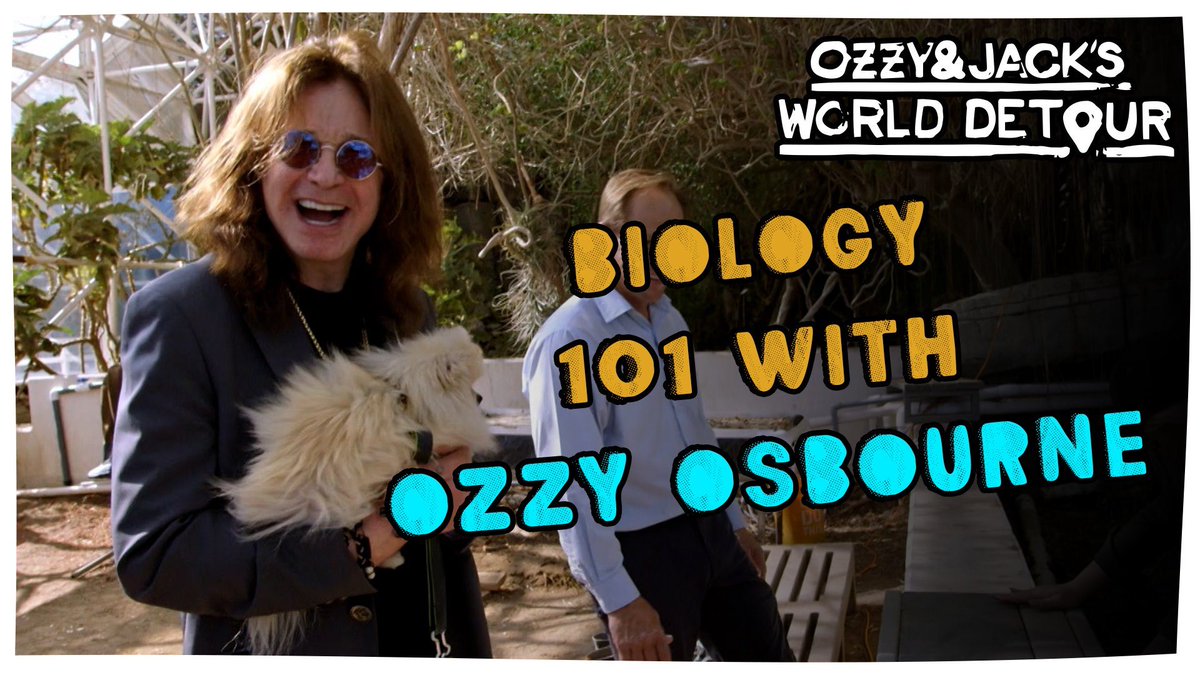 Leave it to Ozzy Osbourne to bring up farting and dinosaurs while trying to learn biology. Watch as he visits the Biosphere with his daughter, Kelly!, to learn about mangroves and what exactly that smell is. 😂 Set your DVR to watch #OzzyAndJacksWorldDetour on AXS TV!