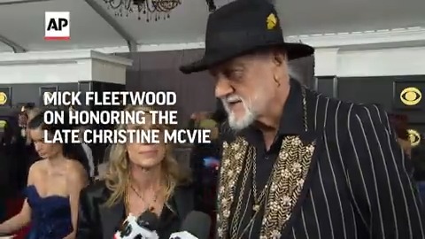 "This is a lovely moment to help close and send her off in a prideful way." Mick Fleetwood discusses the tribute planned for the late Fleetwood Mac vocalist Christine McVie, who died in late 2022, at the #GRAMMYs.