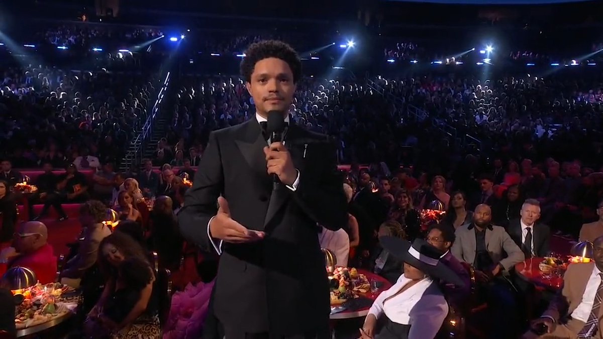 #GRAMMYs host Trevor Noah reminds us what music is all about. ❤️
