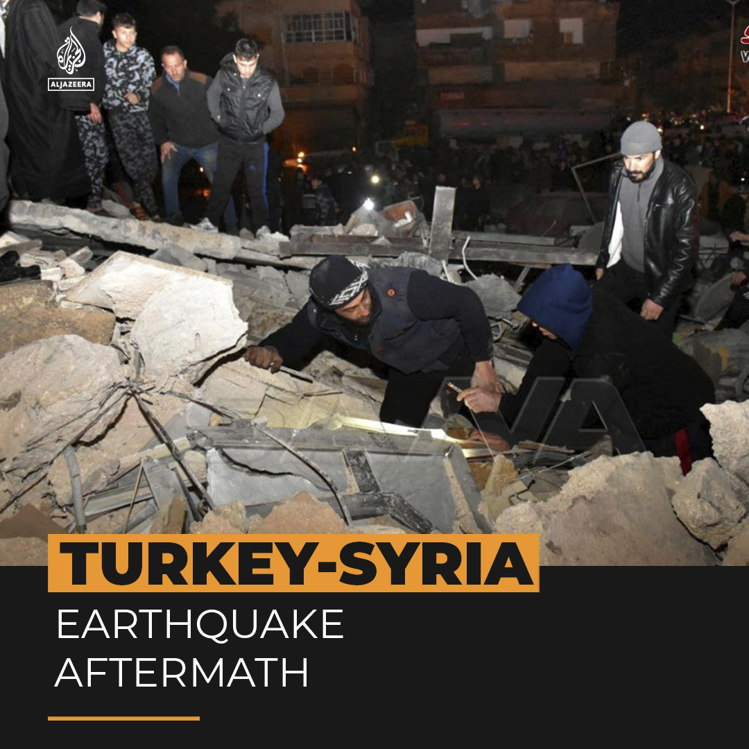 More than 200 people are feared dead after a 7.8 earthquake collapsed buildings in Turkey and Syria. Rescue teams are continuing to search the rubble for survivors, with officials warning the death toll could rise sharply ⤵️ 🔗: