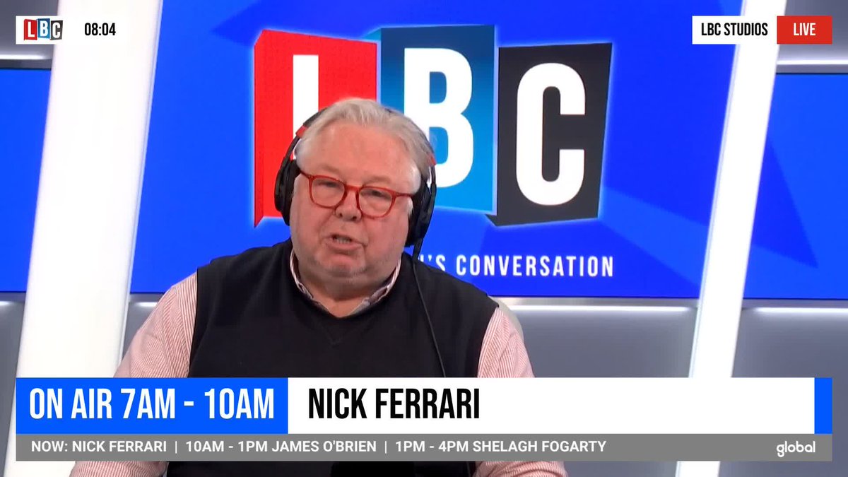Nick Ferrari: If you are a mum and/or a dad and you haven't got money to buy your child a toothbrush, you should never have become a parent in the first place Nick Ferrari