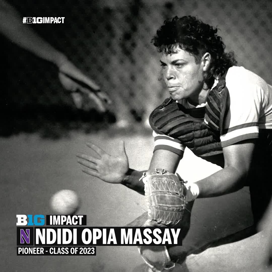Sports Illustrated named her to its 100 Influential Black Women in Sports list. Northwestern Softball great and 2009 Northwestern Athletics Hall of Fame inductee Ndidi Opia Massay is the latest member of the #B1Gimpact Pioneers Class of 2023. #BHM