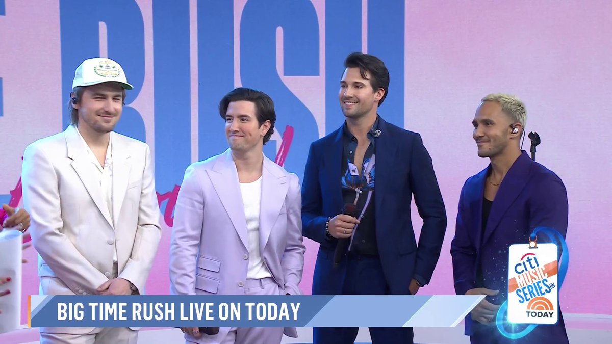 Big Time Rush (Big Time Rush) has a BIG announcement – they're going on tour! 💜 "Expect it to be louder, brighter, more fun!"