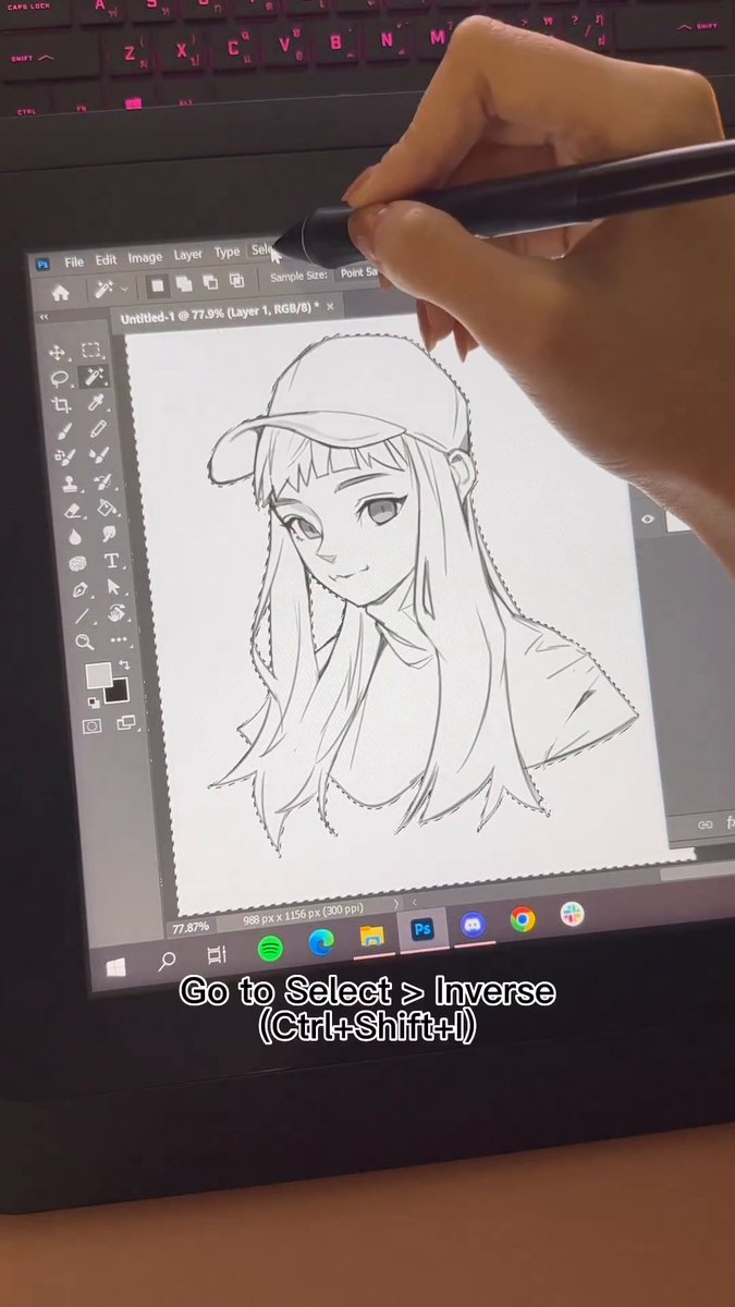 Bucket tool giving you trouble? 😵 Here's a handy #Photoshop hack by artist Pimdee ( for filling your line art more efficiently! What are your most useful hacks when using Photoshop? Share with the community below! 👇 #MadewithWacom #arthacks #arttips