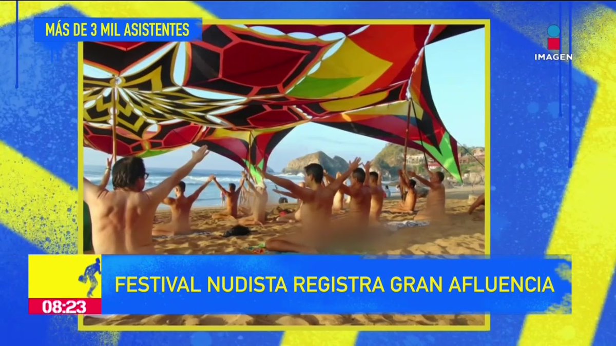 Se realizó el Festival Nudista 2023 en la playa de Zipolite, Oaxaca. Miles de turistas participaron en actividades deportivas y culturales, el cual favoreció en la economía de la entidad. #DePisaYCorreTV con Pamela Cerdeira y Poncho Vera