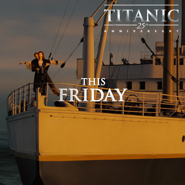 This Friday, the greatest love story of all time is back in theatres. See #Titanic for a limited time this Valentine's Day Weekend in 4K 3D with early showings beginning February 9.