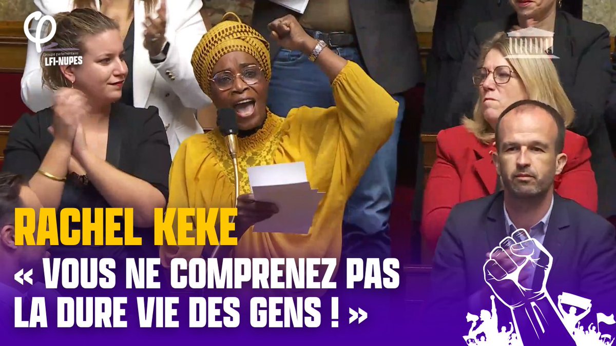 🔴🔥 « Je vous le dis de manière très sincère. Vous n'avez pas le droit de mettre à genoux les gens qui tiennent la France debout ! » Incroyable discours de notre députée Rachel Keke contre la macronie et sa honteuse #RéformeDesRetraites ! ✊ #DirectAN