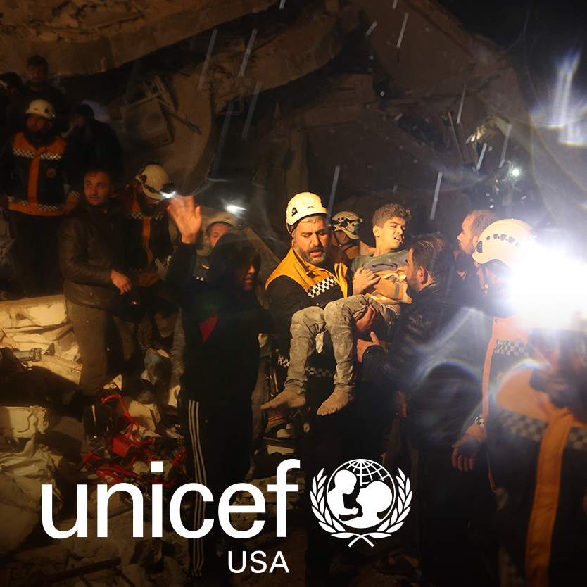 UNICEF teams are on the ground providing emergency assistance to children and families in #Syria. Here's the latest on earthquake relief efforts: