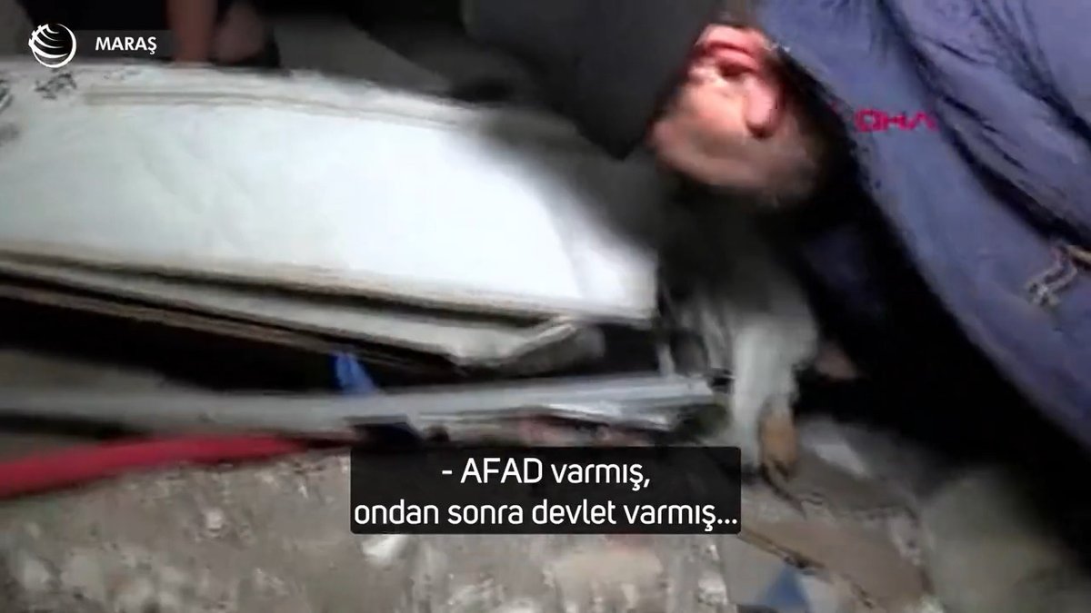 "AFAD varmış, devlet varmış, hani devlet!" Maraş'ta enkazdan sağ kurtarılan ve yakınları enkaz altında kalan yurttaşlar isyan ediyor #Deprem