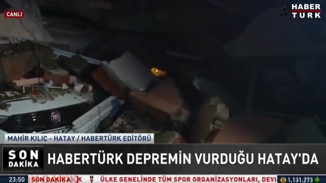 #SONDAKİKA - Habertürk depremin vurduğu Hatay'da... Son durum nedir? Habertürk TV Editörü Mahir Kılıç aktardı.