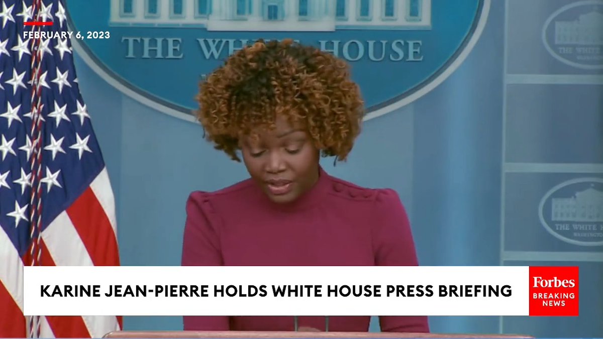 Karine Jean-Pierre is questioned about a new poll showing that a majority of Democrats don't want President Biden to run for re-election.