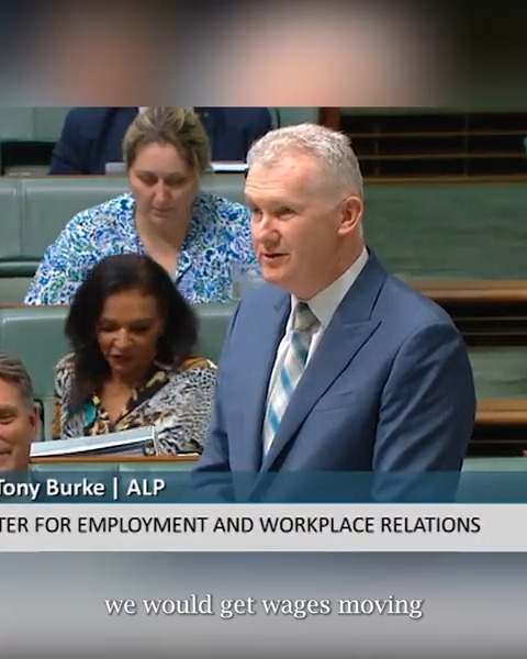The Liberals and Nationals said our workplace relations changes would ‘shut down Australia’. What they’re actually doing is getting wages moving.