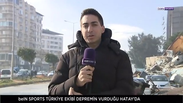 beIN SPORTS Türkiye ekibi, afet bölgesi Hatay'da.