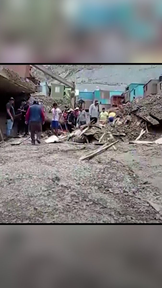 Landslides triggered by steady rains swept mud, water and rocks into several villages in Peru, killing more than 30 people and injuring dozens.