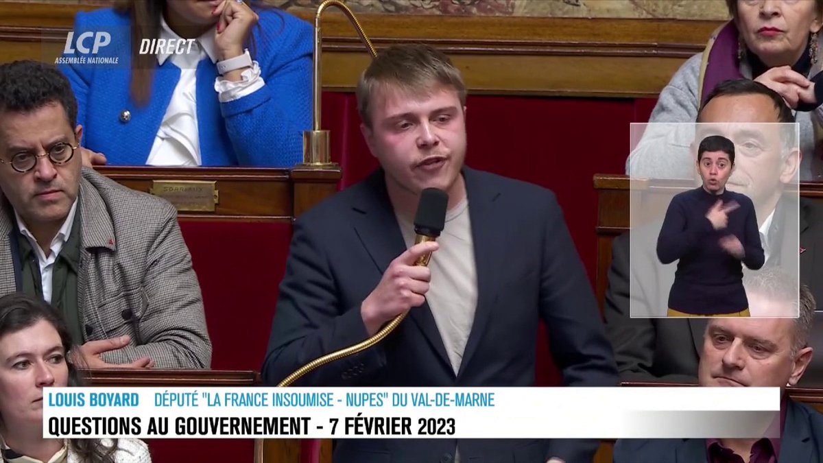 "Je n'ai pas de leçon à recevoir d'un ministre qui dit que la police n'a jamais tué, alors que c'est un fait que la police tue", réplique Louis Boyard en encourageant les étudiants à "bloquer toutes les universités du pays". #RéformeDesRetraites #Police #Étudiants #DirectAN #QAG