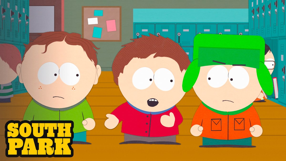 Clyde and Scott pitch their movie idea to Kyle, in the season 26 premiere of South Park, titled “Cupid Ye” premiering tomorrow at 10/9c on Comedy Central