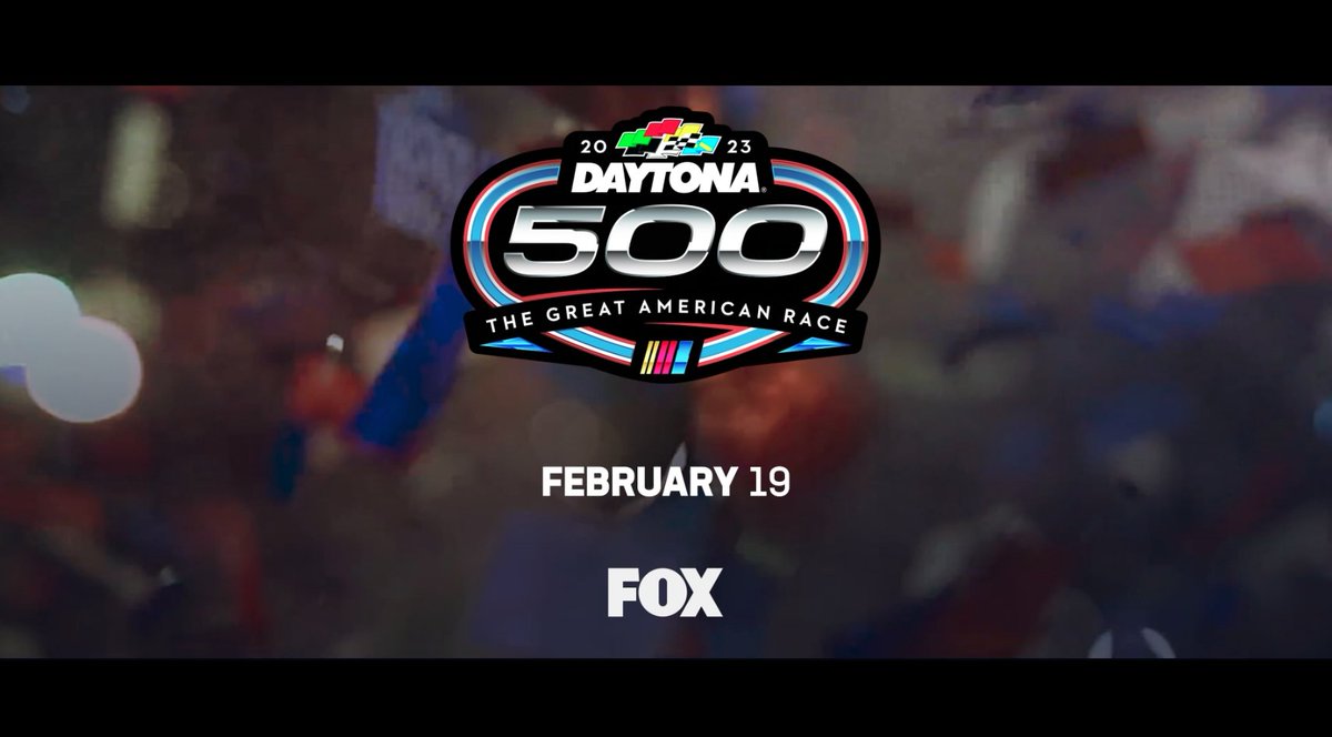 The Daytona 500. Sunday, February 19 on FOX.