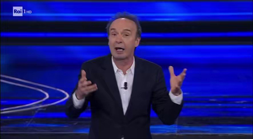 «L’articolo 21 della Costituzione ci ha liberati dall’obbligo di avere paura, mentre in Paesi molto vicini a noi quelli che pensano liberamente vengono incarcerati o avvelenati…» #Sanremo2023