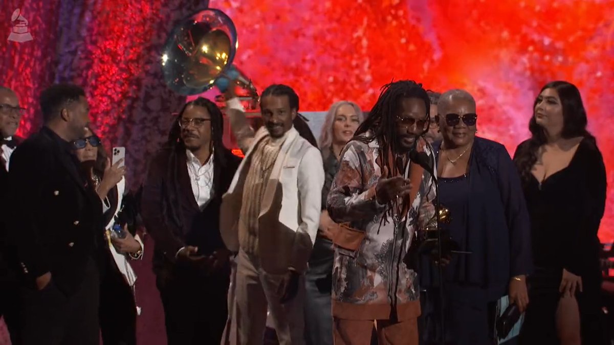 Best Reggae Album winner The Kalling 🎶 If you missed the #GRAMMYPremiere Ceremony, watch it now: #GRAMMYs