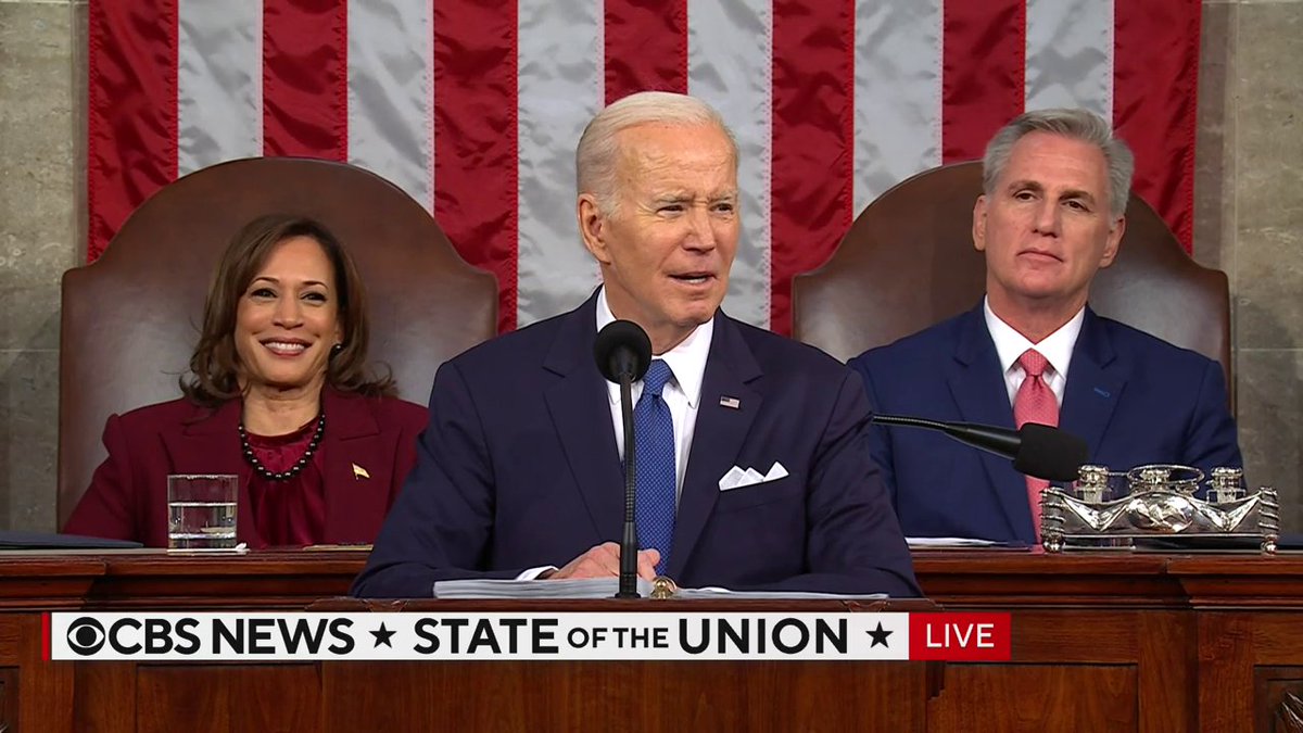 President Biden says he still gets asked to fund projects in districts represented by Republicans who voted against his infrastructure bill. "Don't worry," he said. "We’ll fund your projects. And I’ll see you at the ground-breaking." #SOTU2023