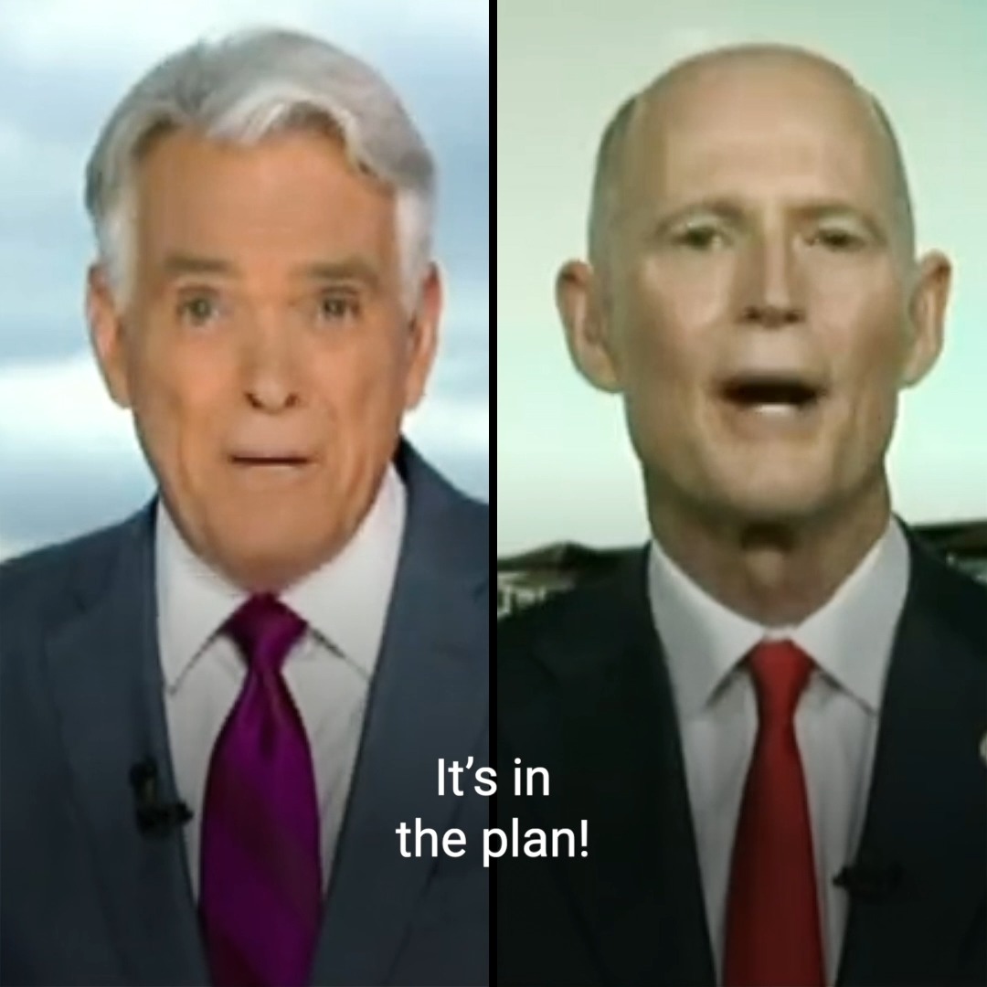 Here is Rick Scott (R) being called out on Fox News for calling to sunset Social Security and Medicare.