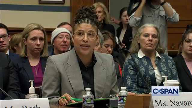 Former Twitter Employee Anika Collier Navaroli: "Twitter's leadership bent and broke their own rules in order to protect some of the most dangerous speech on the platform. I'm going to talk a little bit about what happened in the months leading up to January 6th."