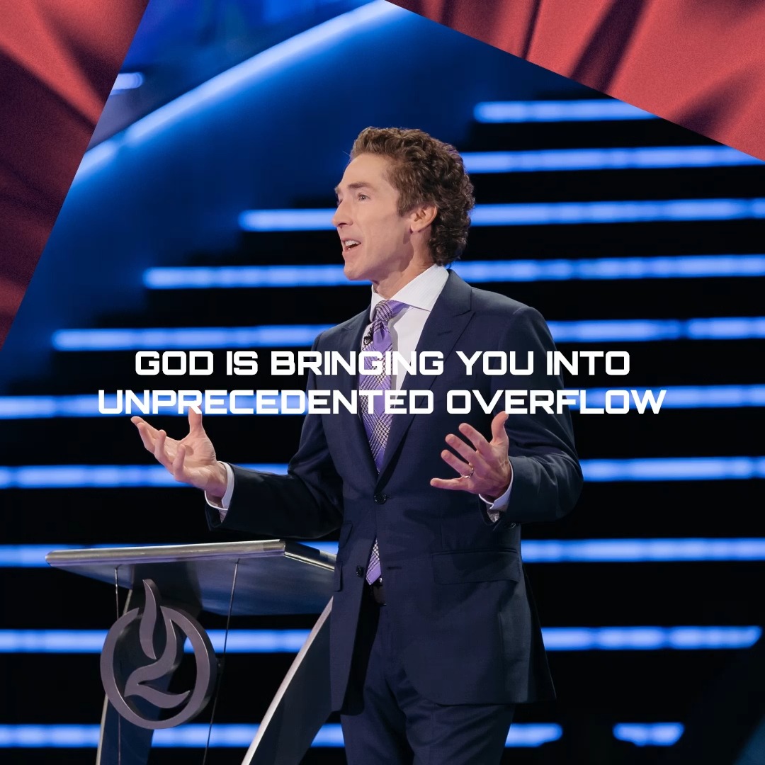 God's idea of overflow is not just a little more of what you have; it’s a new dimension. It’s something unprecedented, something that you’ve never fathomed. Listen now to this message from Joel, "Get Ready for Overflow":