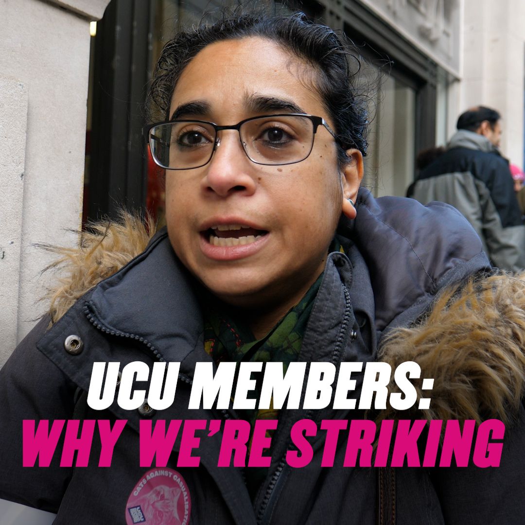 Tomorrow 70,000 university workers are on strike. Insecure employment is rife and it’s a sector with £45 billion of reserves. University bosses are choosing push their workers into poverty. RT if you support the strike.
