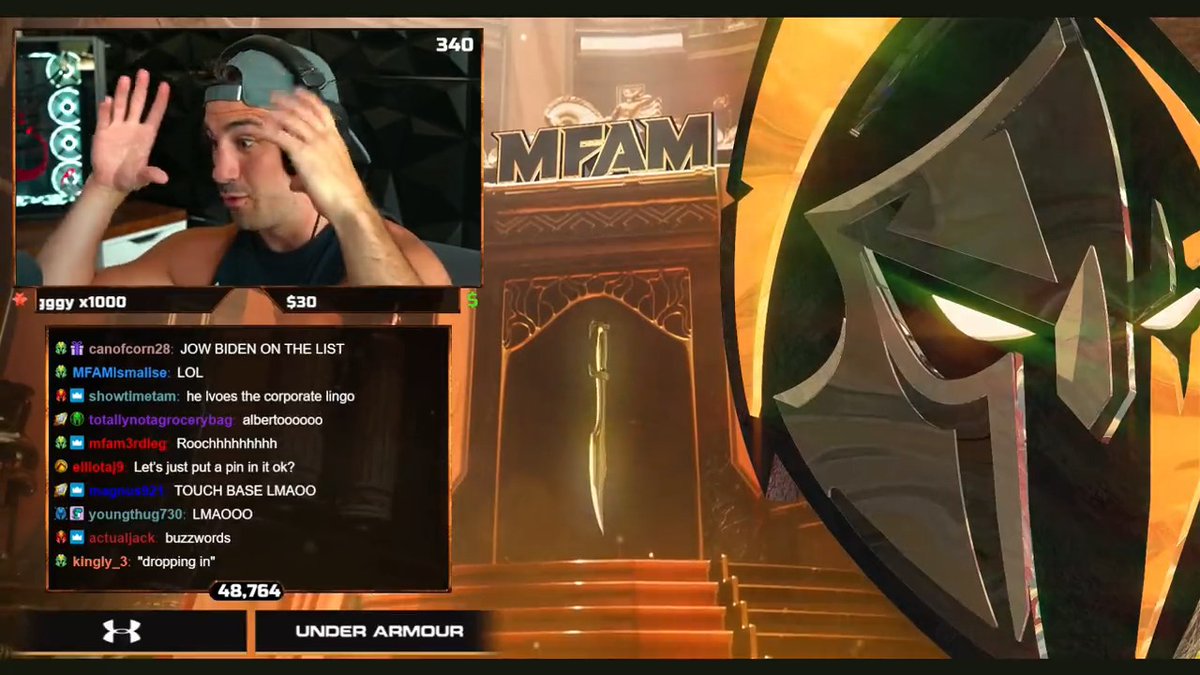 Let's put a pin in this Nickmercs. We can circle back offline on it next week so we can touch base and align on our vision.